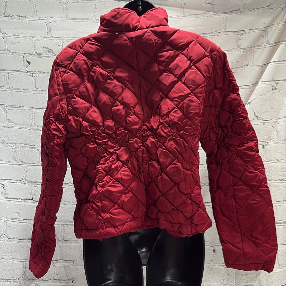 St.John’s Bay red puffer winter jacket - Picture 4 of 9